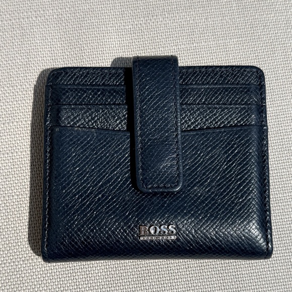 Boss | Bags | Boss Hugo Boss Mens Signature C Str Card Holder | Poshmark